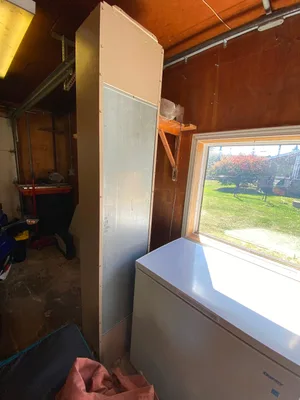 Wall has furnace