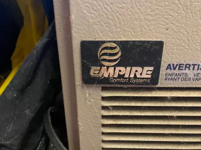 Wall has furnace