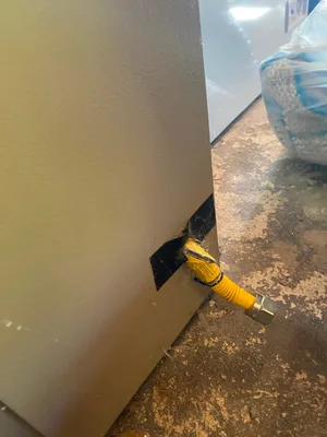 Wall has furnace