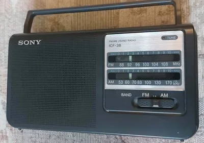 Sony 2 Band Radio Weather Band. Uses 4 AA Batteries/AC. Used 1 T