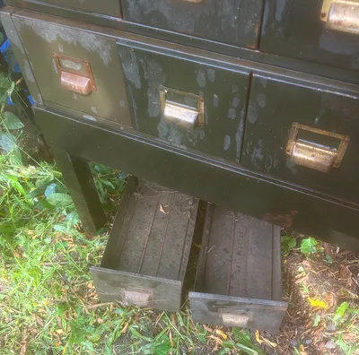 Vintage Beach Modular Steel Cabinet