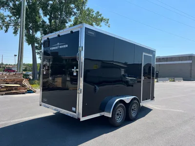2026 Lightning 7x14 Enclosed Aluminum Frame Enclosed Trailer wit