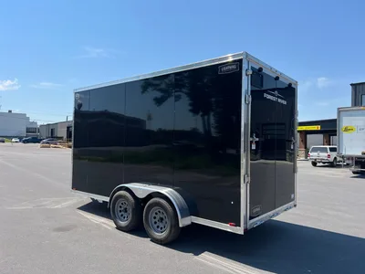 2026 Lightning 7x14 Enclosed Aluminum Frame Enclosed Trailer wit