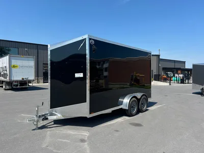 2026 Lightning 7x14 Enclosed Aluminum Frame Enclosed Trailer wit