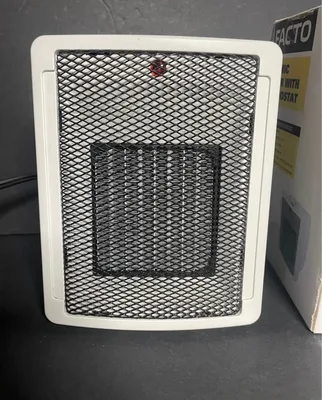 Facto Ceramic Heater with Thermostat