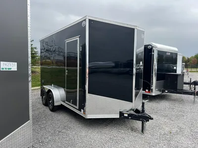 2027 HAULIN 7x14 Tandem Axle Enclosed UTV Trailer w Side Hatch