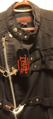 TRIPP NYC GOTH SIDE ZIP BUCKLE JACKET NEW DARK STREETWEAR
