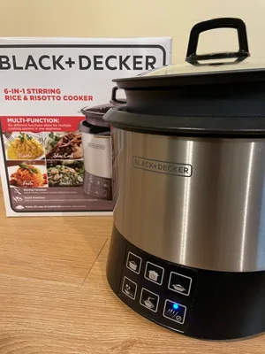 BLACK+DECKER 6-in-1 Stirring Rice & Risotto Cooker