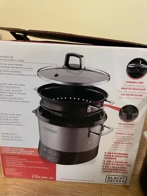 BLACK+DECKER 6-in-1 Stirring Rice & Risotto Cooker