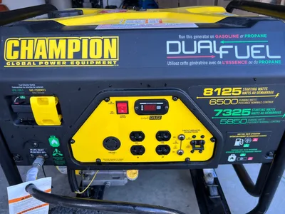 Champion Dual Fuel Generator 8125/7325 Starting Watts.