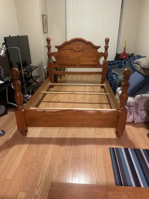 Queen Size Solid Maple Bed Frame