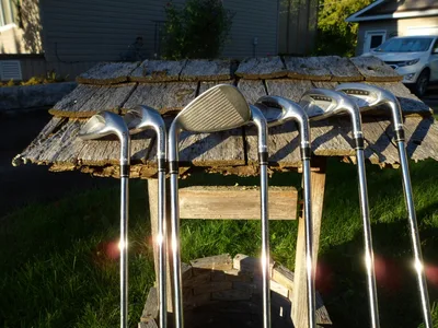 For Sale Taylormade Rac OS iron golf set 4-P steel regular shaft