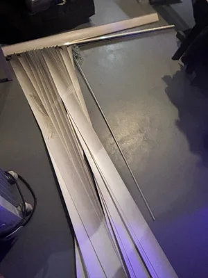 free patio blinds , vertical , used, best for apt