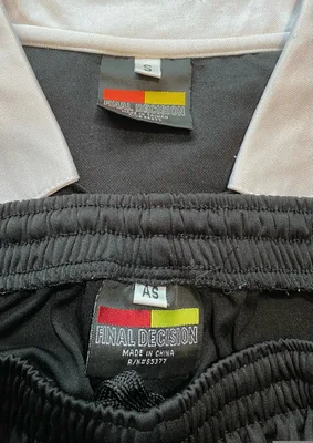 Soccer referee full kits x2 - uniform, flags and cards